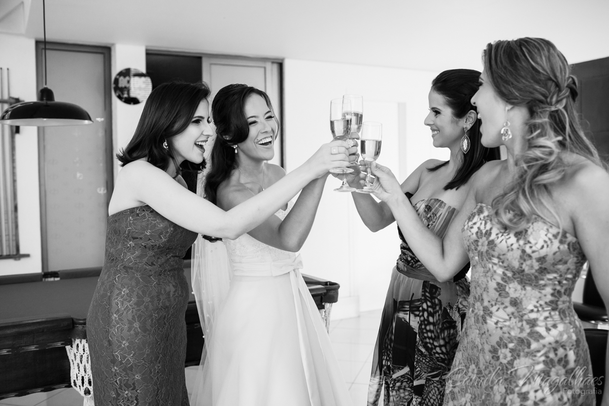 Brinde com as amigas no making of