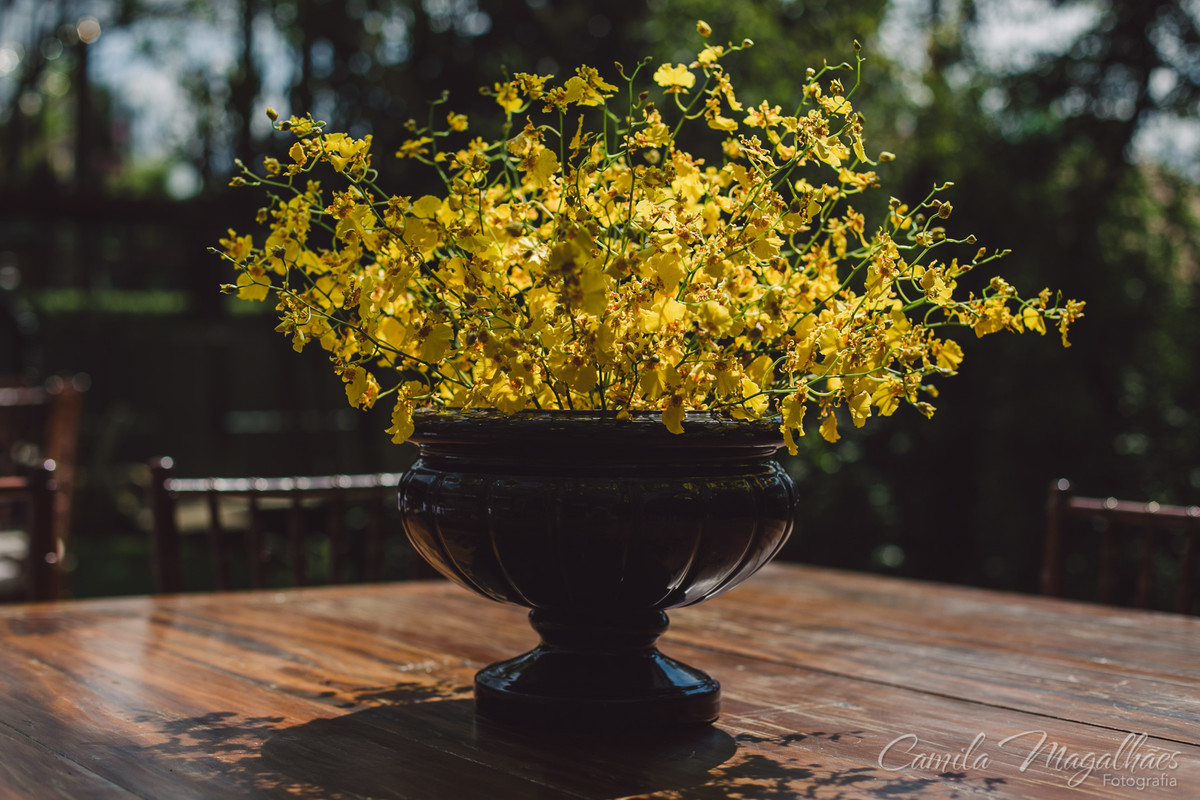 arranjo amarelo