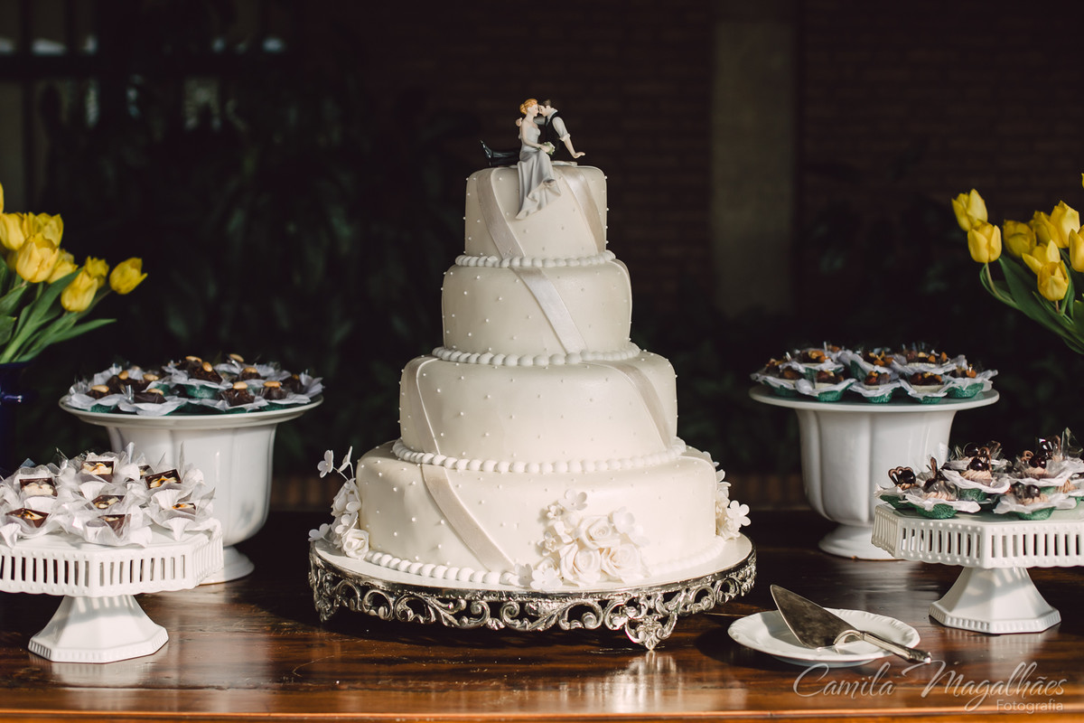 bolo de casamento clássico