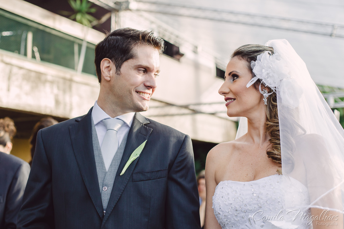 primeiro olhar do casal