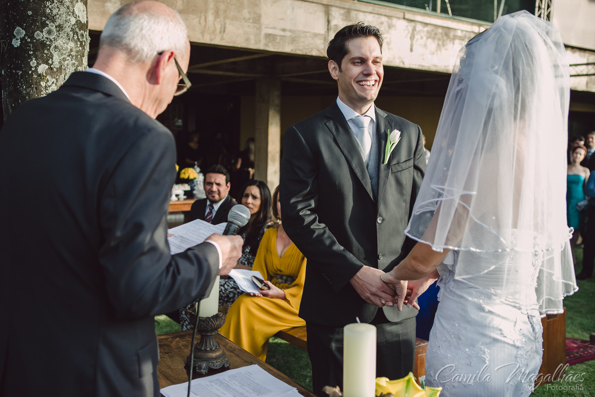 casamento diurno recheado de emoção