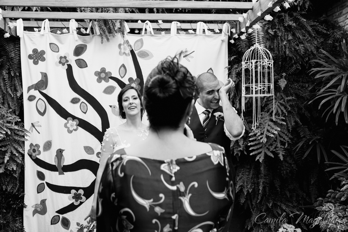 emoção no casamento