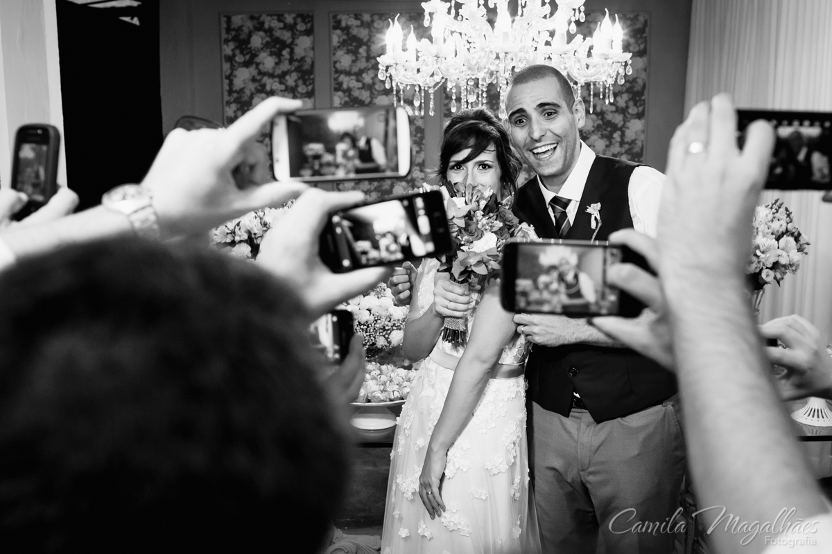 celulares no casamento