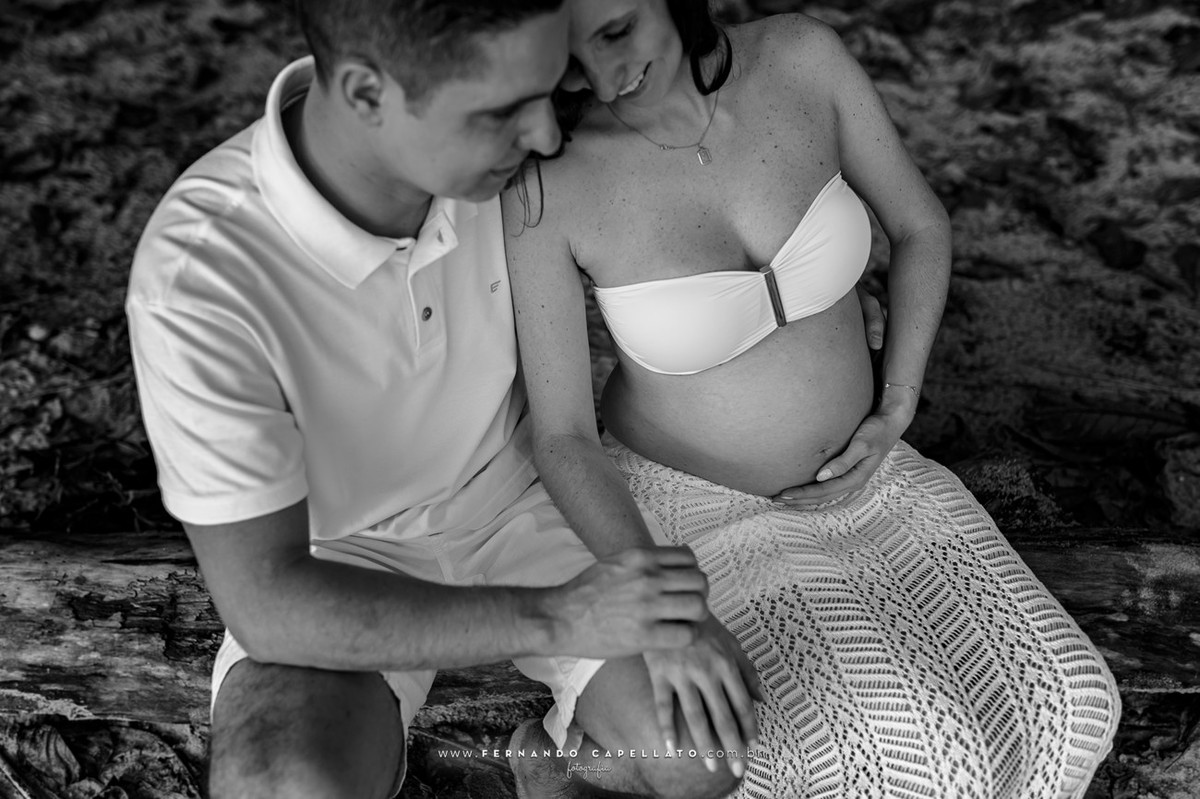 Ensaio de gestante | Barra do Una | O marinheiro Gustavo