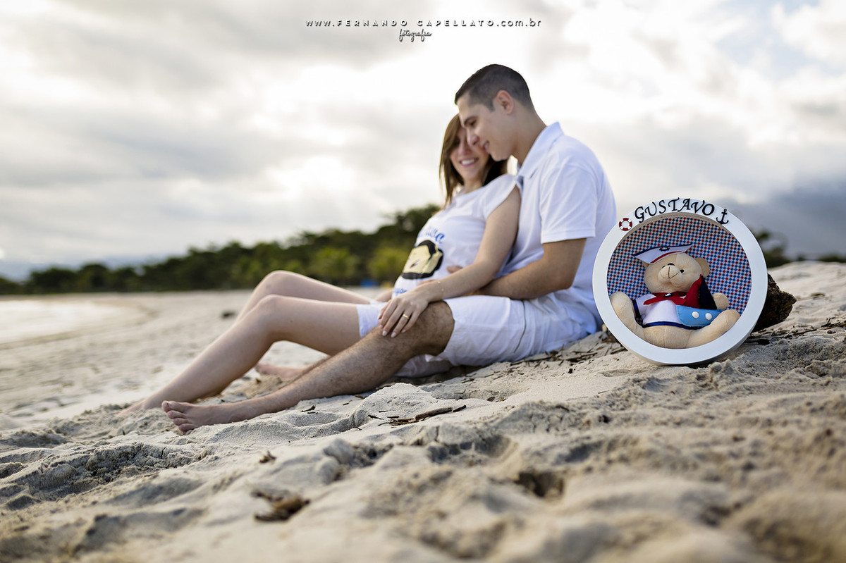 Ensaio de gestante | Barra do Una | O marinheiro Gustavo