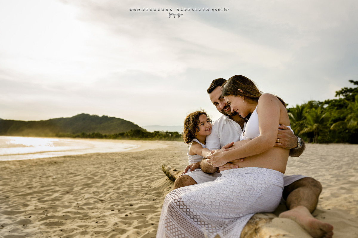 Ensaio de Gestante | Barra do Una | Vem João Guilherme!