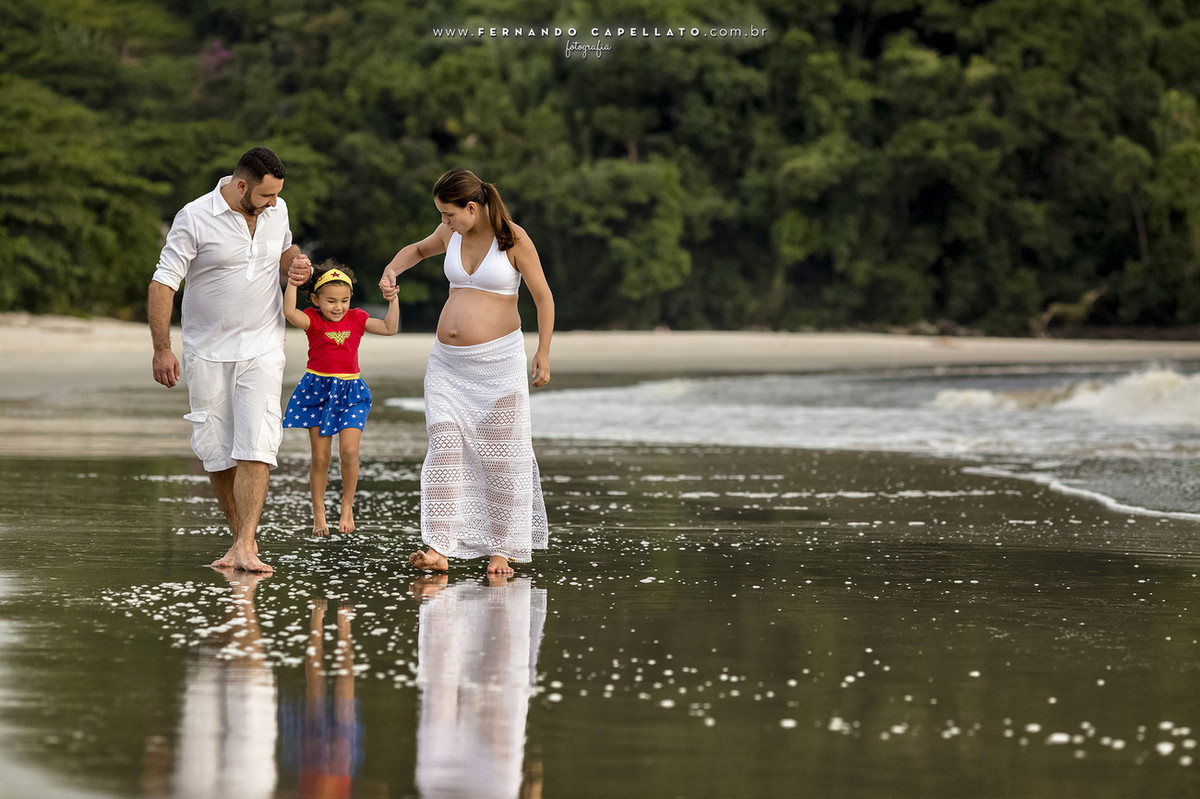 Ensaio de Gestante | Barra do Una | Vem João Guilherme!