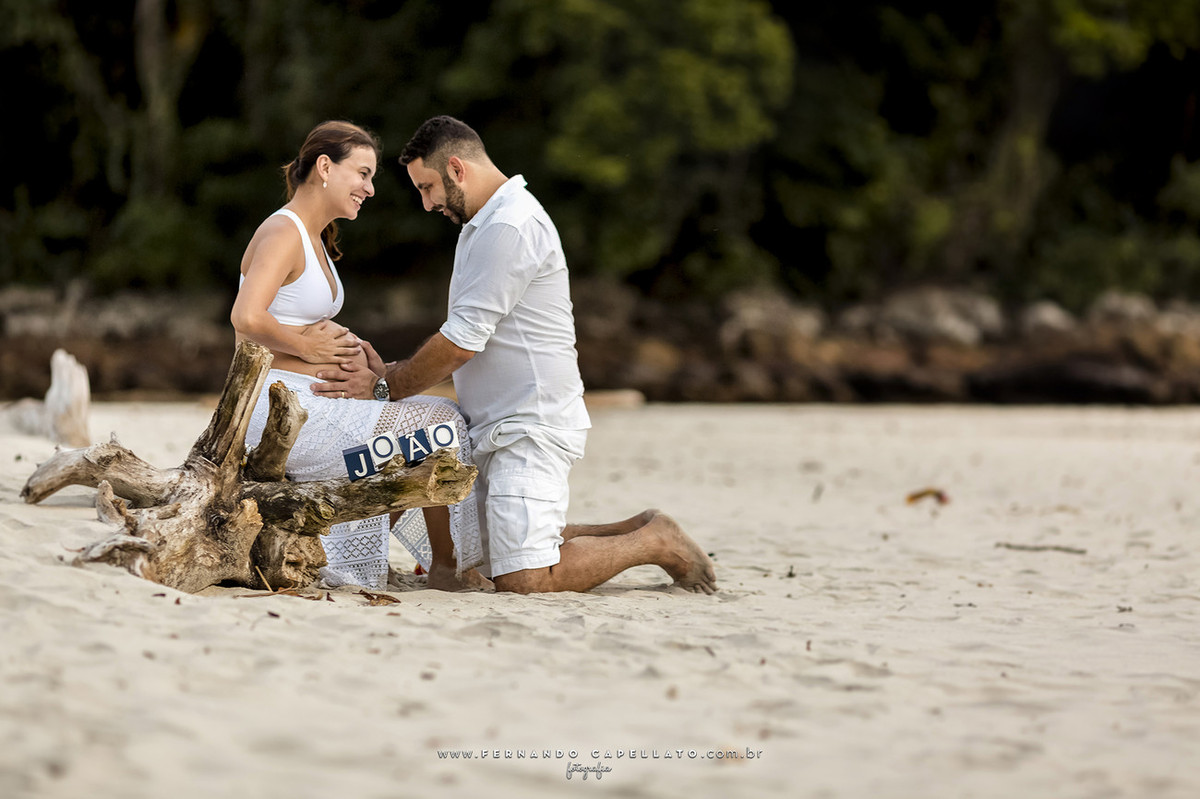 Ensaio de Gestante | Barra do Una | Vem João Guilherme!