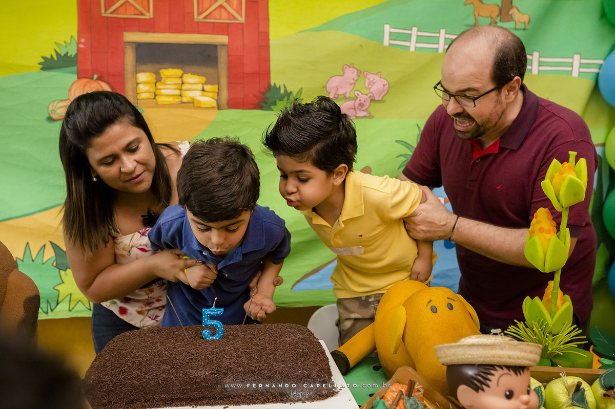 Aniversário infantil | Cia dos Bichos | 5 anos do Felipe