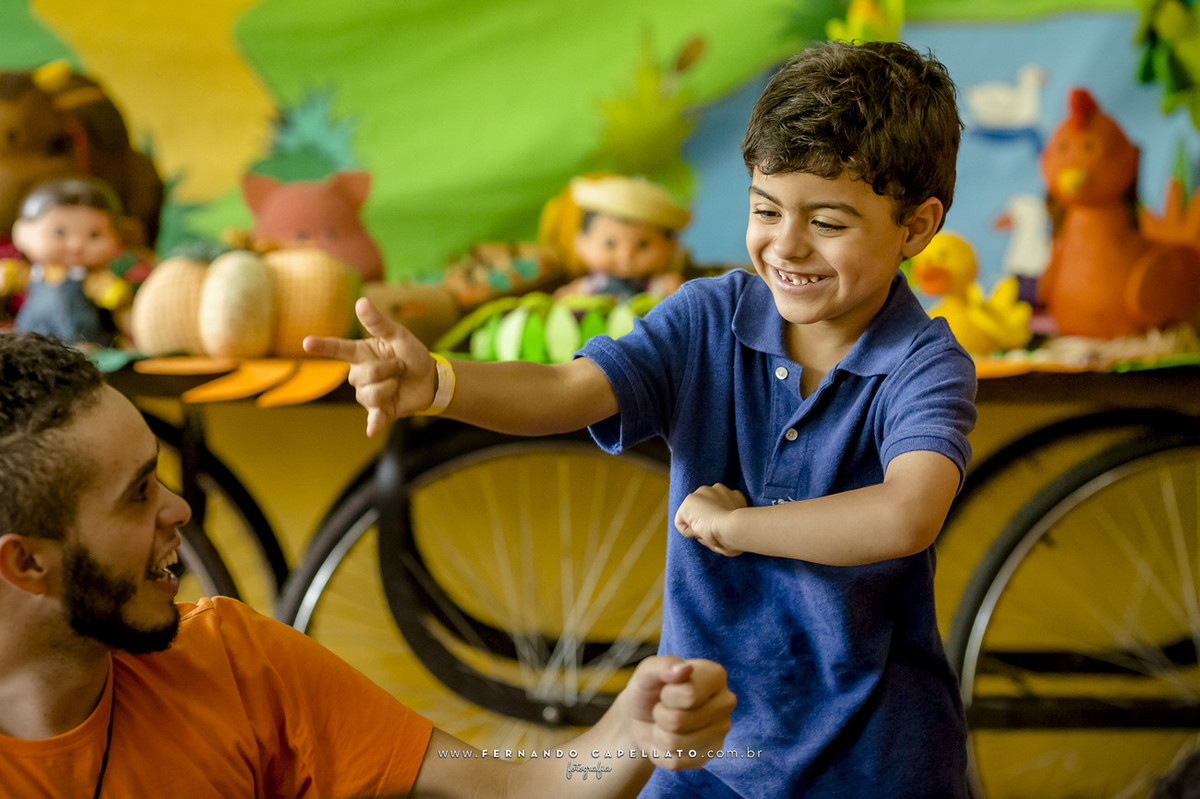Aniversário infantil | Cia dos Bichos | 5 anos do Felipe