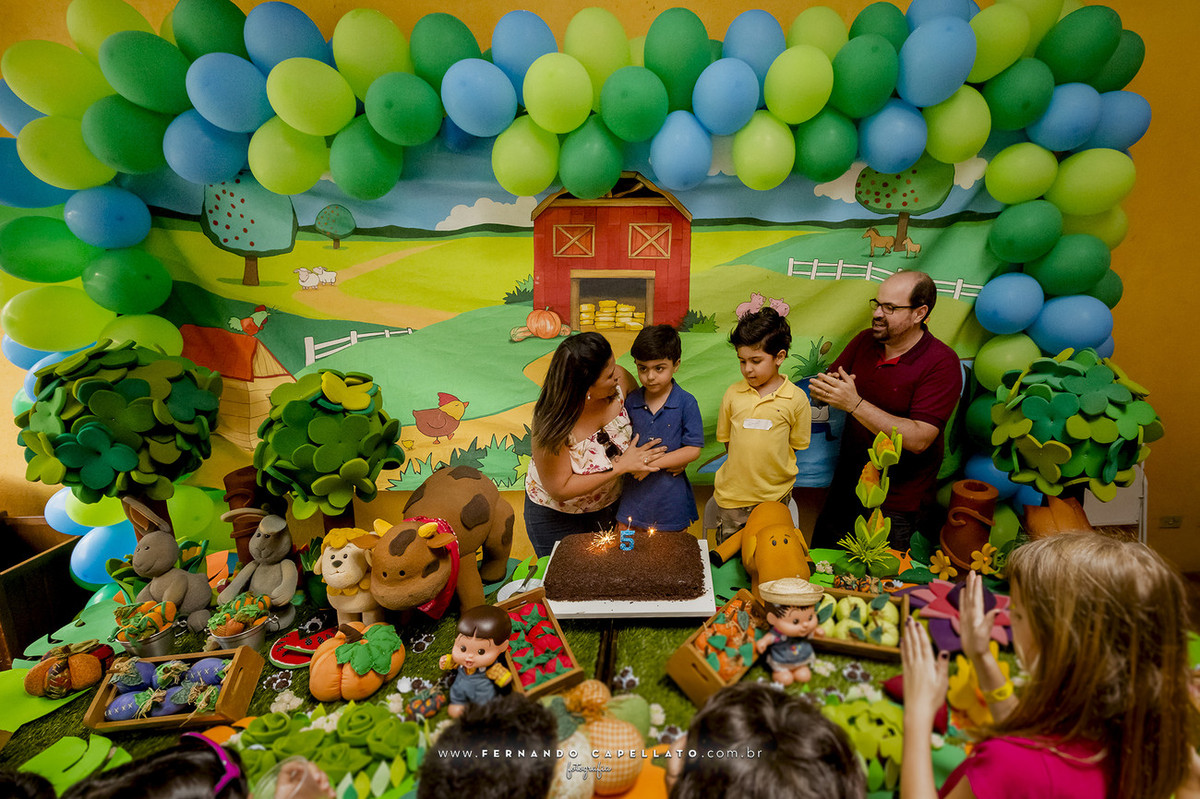 Aniversário infantil | Cia dos Bichos | 5 anos do Felipe