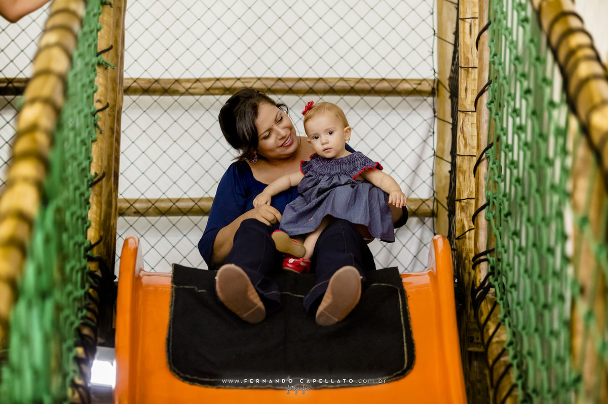 Aniversário infantil | Buffet Circuito da Alegria | Primeiro ano da Luiza!