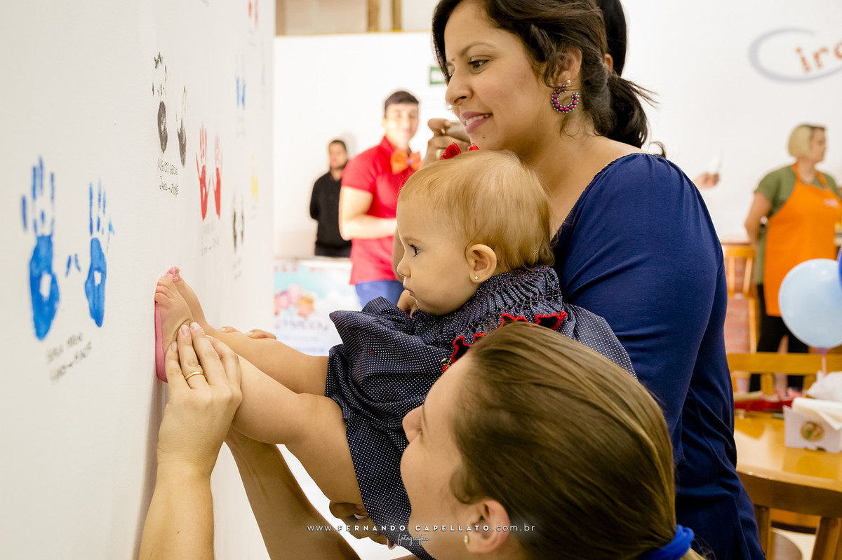 Aniversário infantil | Buffet Circuito da Alegria | Primeiro ano da Luiza!