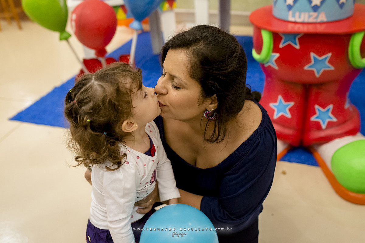 Aniversário infantil | Buffet Circuito da Alegria | Primeiro ano da Luiza!