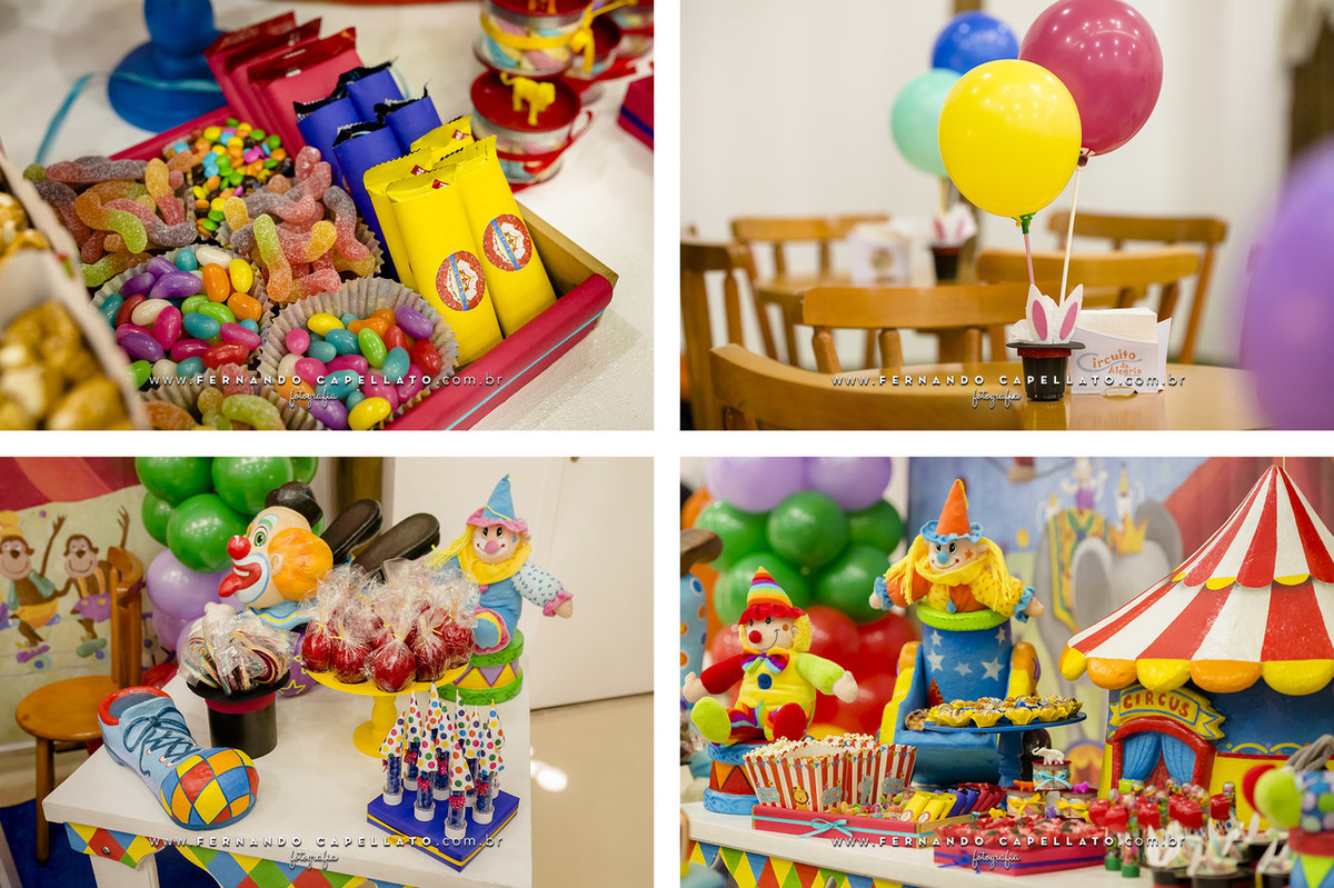 Aniversário infantil | Buffet Circuito da Alegria | Primeiro ano da Luiza!