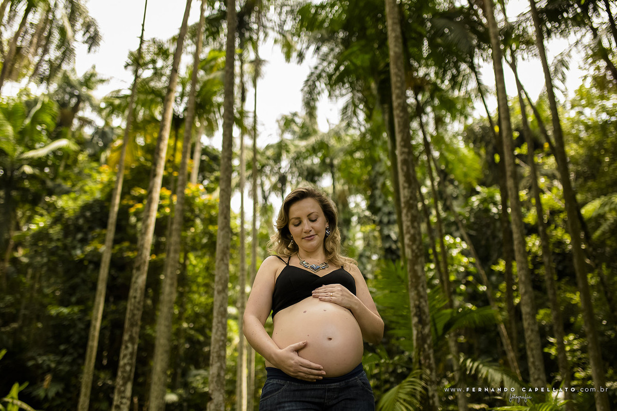 Ensaio de gestante | Jardim Botânico de São Paulo | Fabi e Marcos