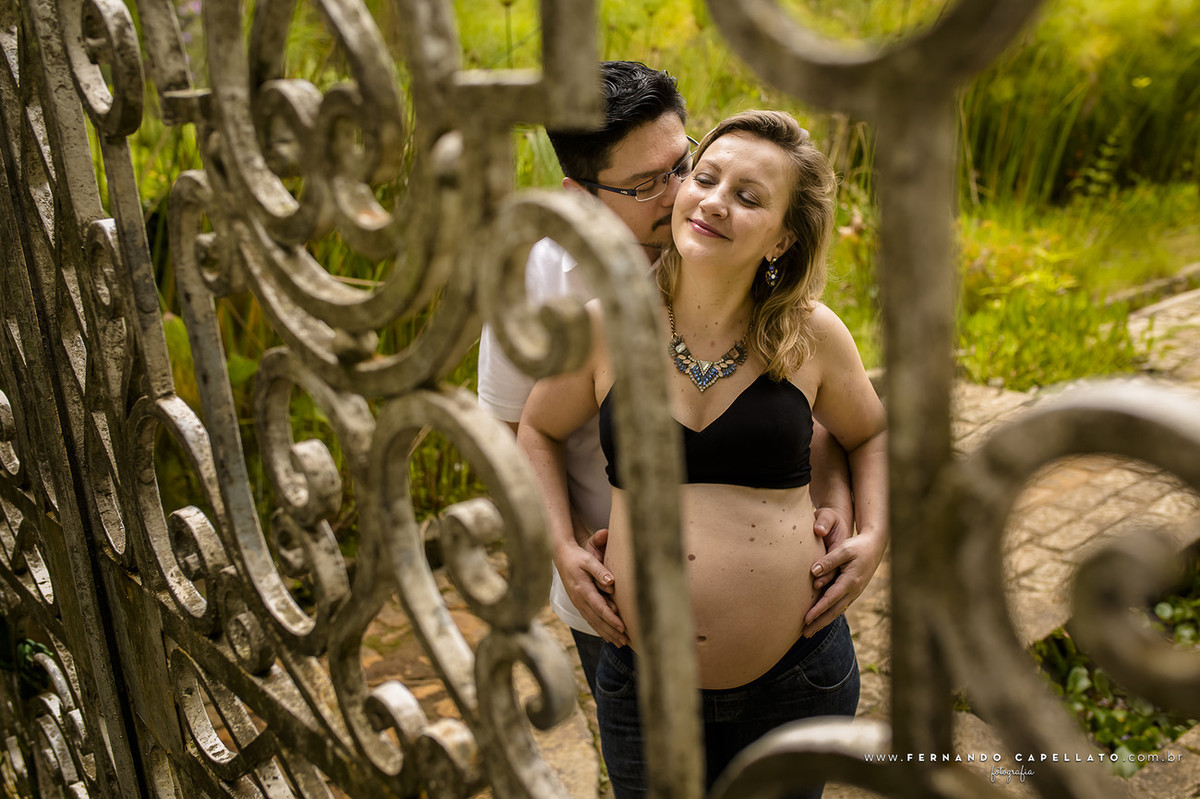 Ensaio de gestante | Jardim Botânico de São Paulo | Fabi e Marcos