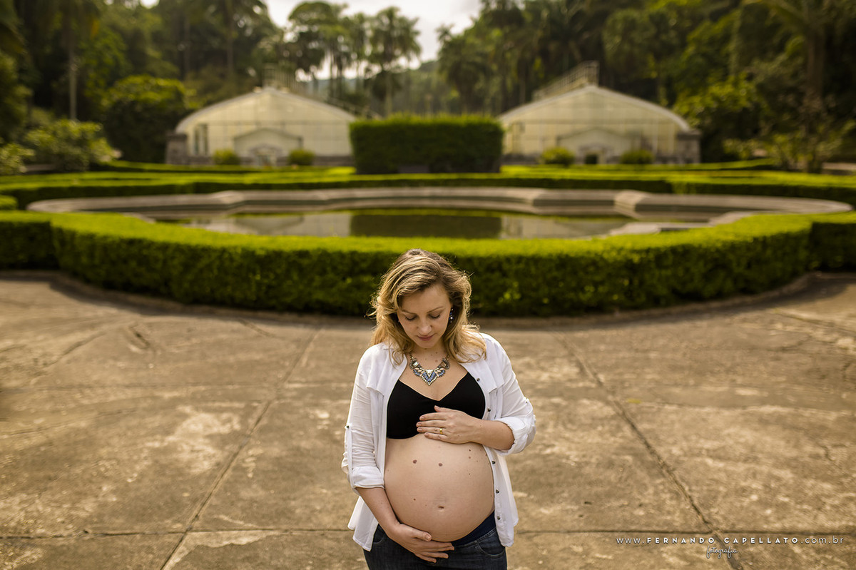Ensaio de gestante | Jardim Botânico de São Paulo | Fabi e Marcos