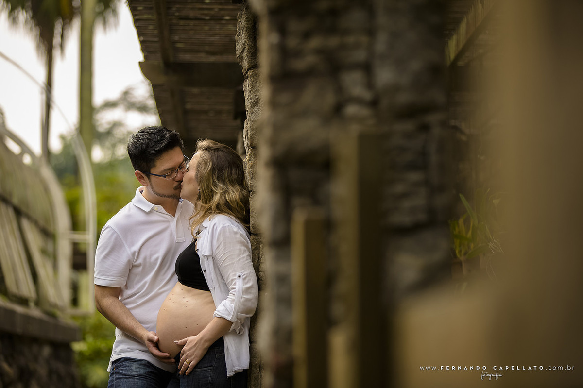Ensaio de gestante | Jardim Botânico de São Paulo | Fabi e Marcos