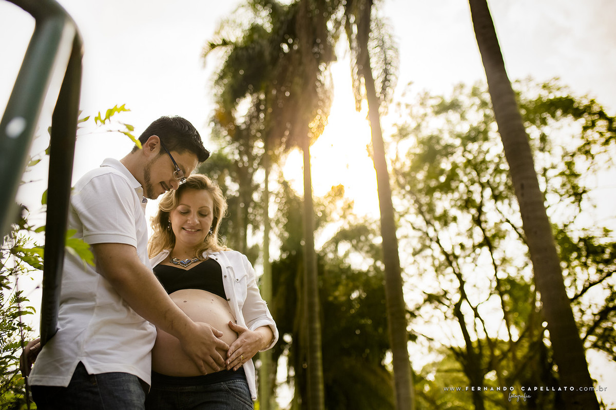 Ensaio de gestante | Jardim Botânico de São Paulo | Fabi e Marcos