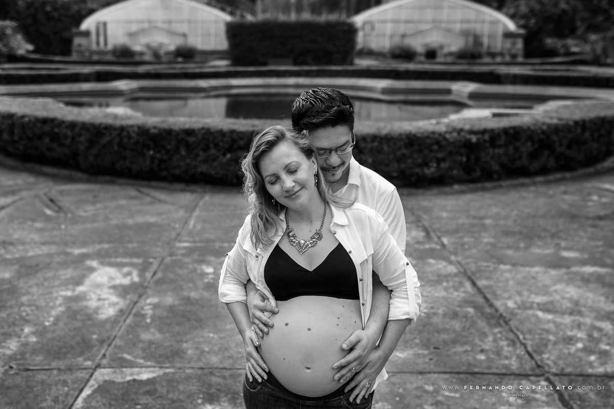 Ensaio de gestante | Jardim Botânico de São Paulo | Fabi e Marcos