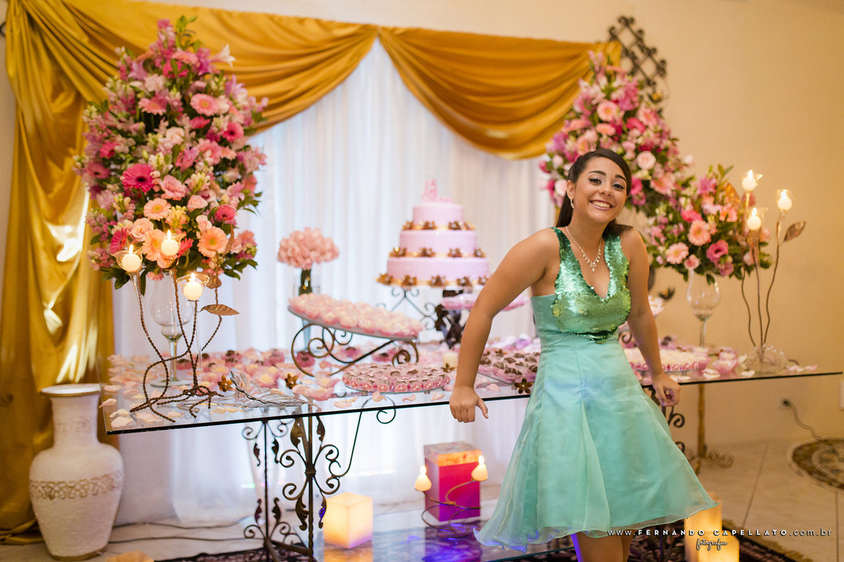 Aniversário de debutante | Bruna Roverci | 15 anos