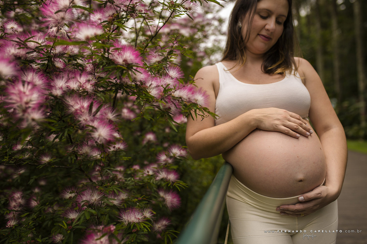 Ensaio de gestante | Jardim Botânico de São Paulo | Esperando a Julia