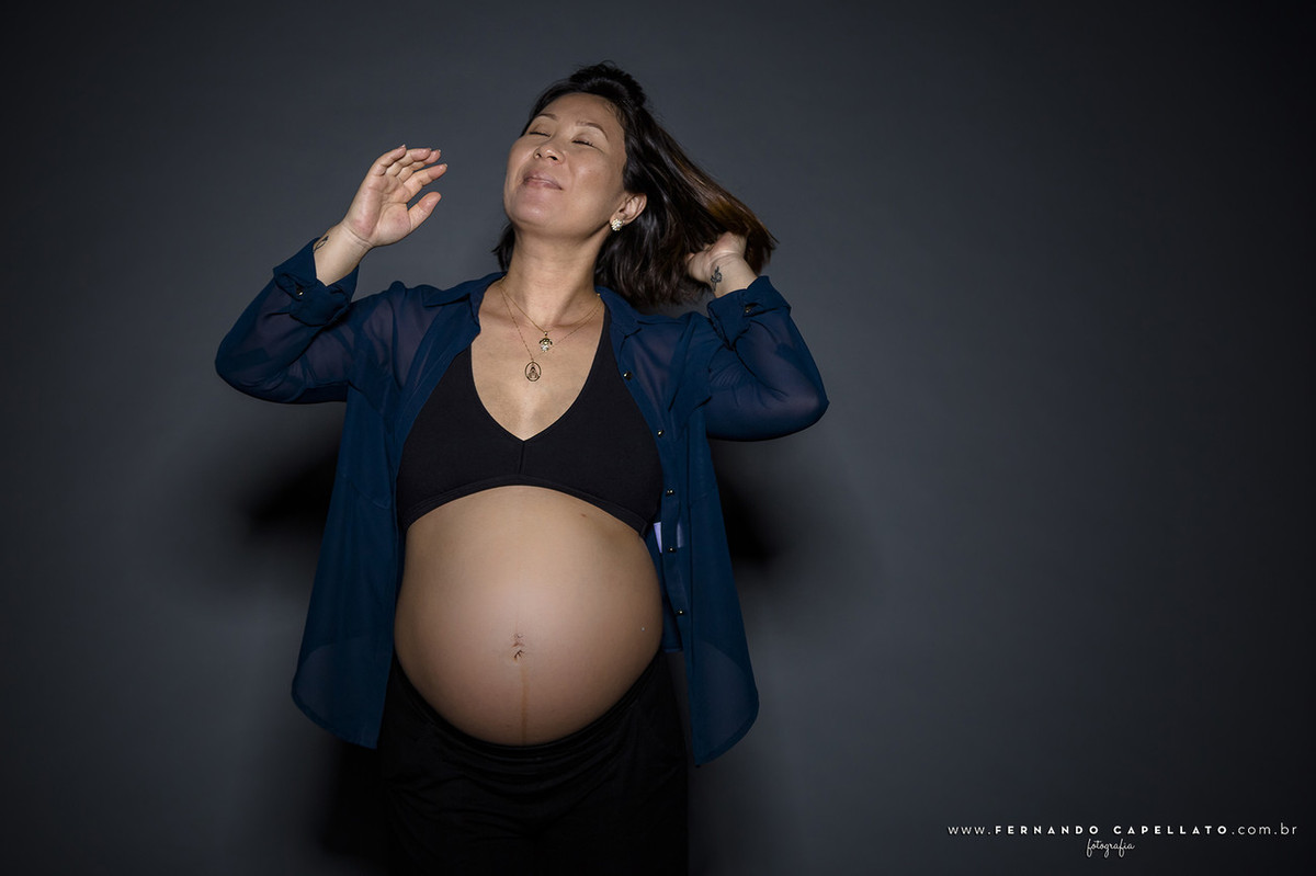 Ensaio de Gestante | Lifestyle + Estúdio | Dayana + Marcelo = Júlia