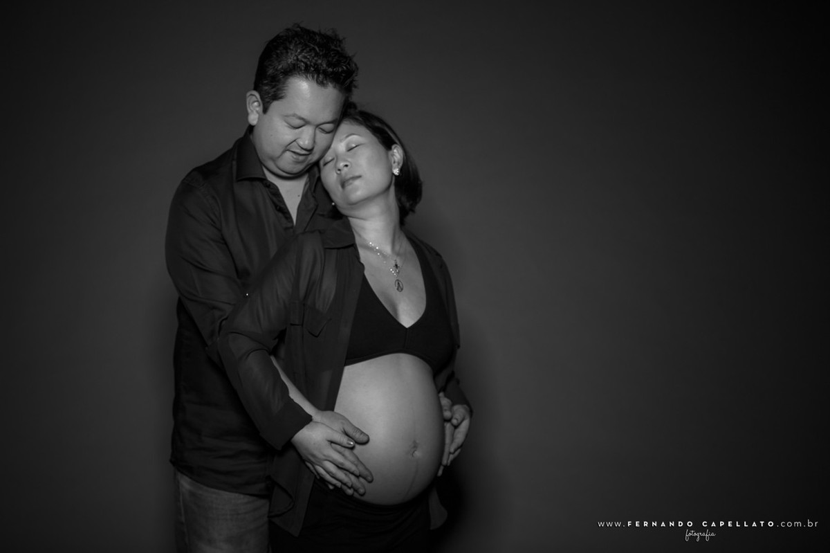 Ensaio de Gestante | Lifestyle + Estúdio | Dayana + Marcelo = Júlia