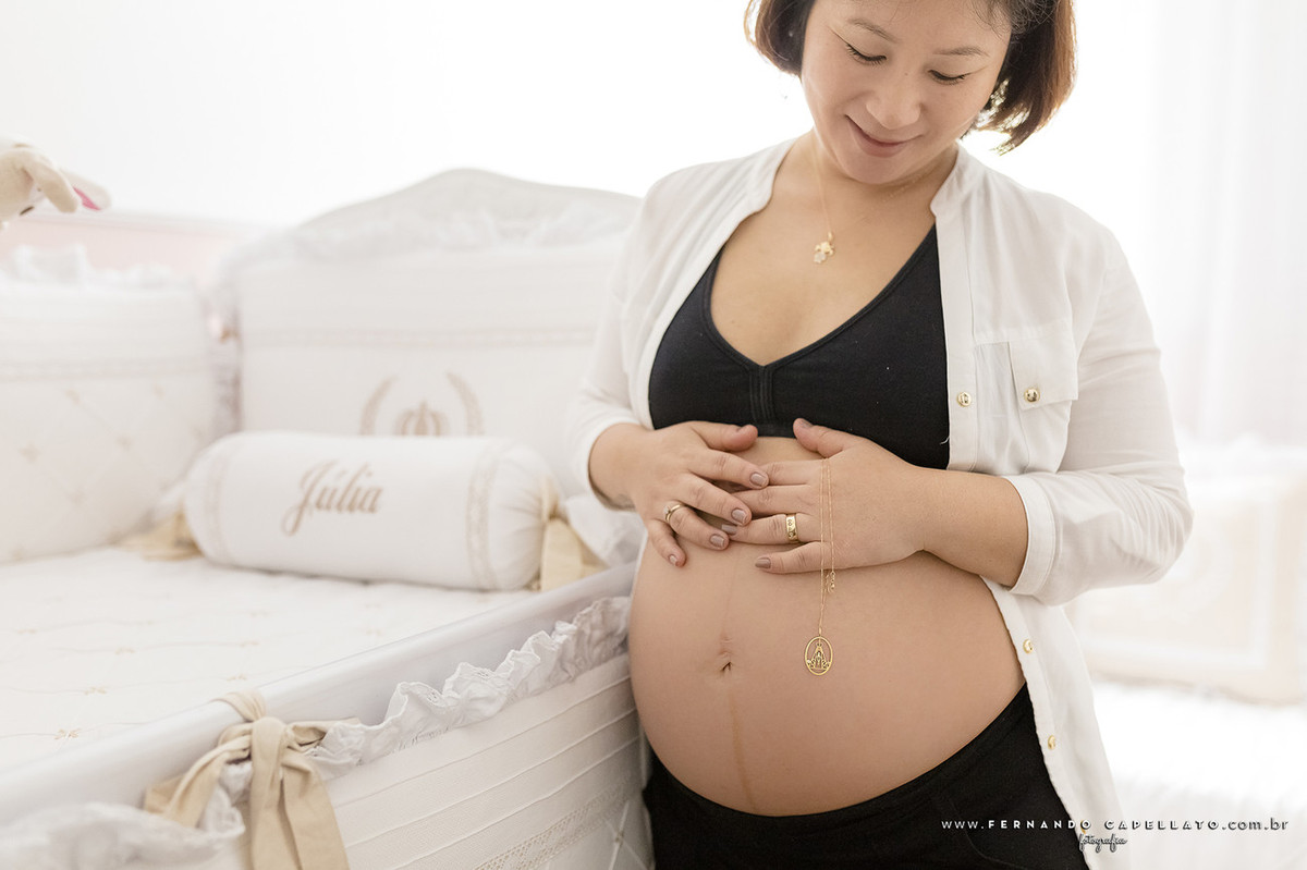 Ensaio de Gestante | Lifestyle + Estúdio | Dayana + Marcelo = Júlia