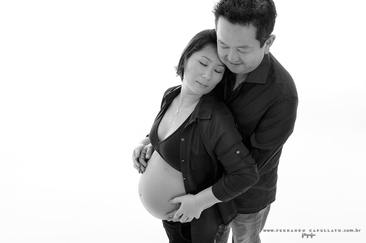 Ensaio de Gestante | Lifestyle + Estúdio | Dayana + Marcelo = Júlia