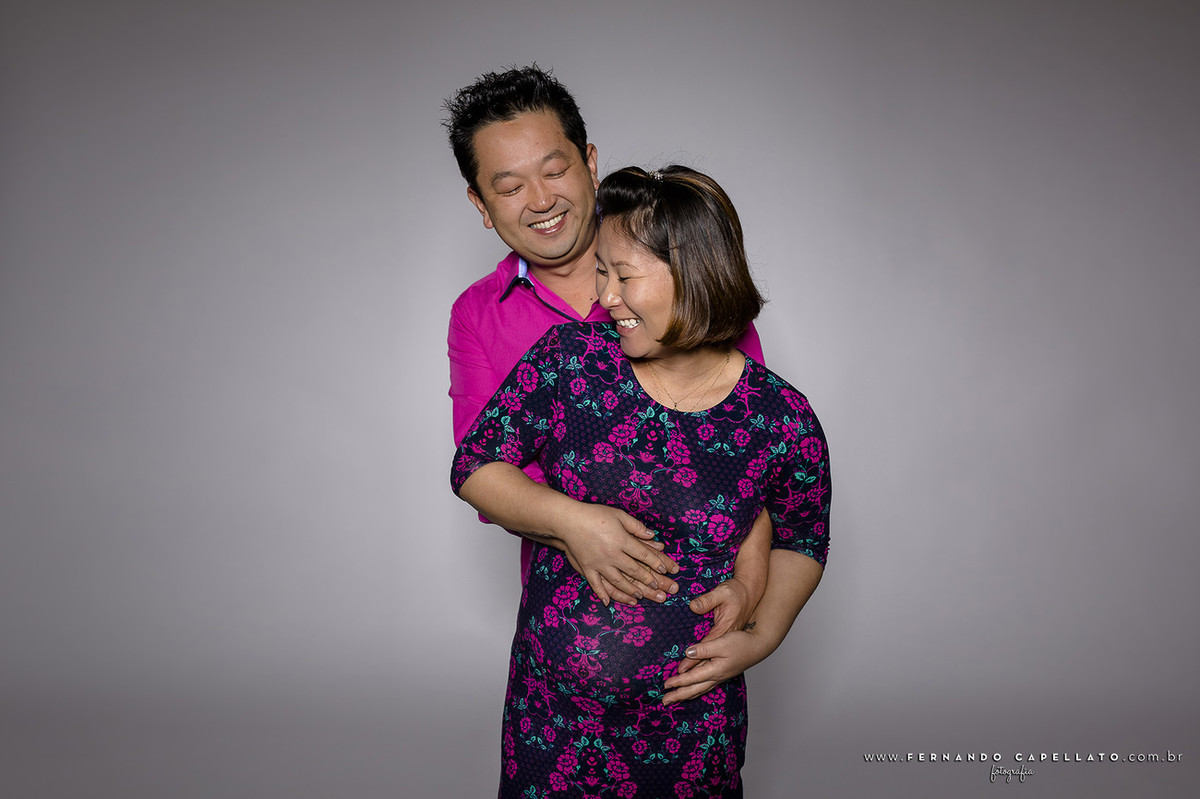 Ensaio de Gestante | Lifestyle + Estúdio | Dayana + Marcelo = Júlia