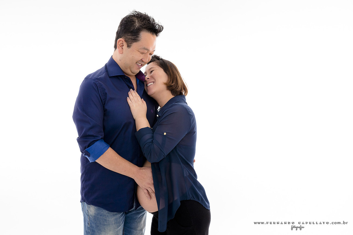 Ensaio de Gestante | Lifestyle + Estúdio | Dayana + Marcelo = Júlia
