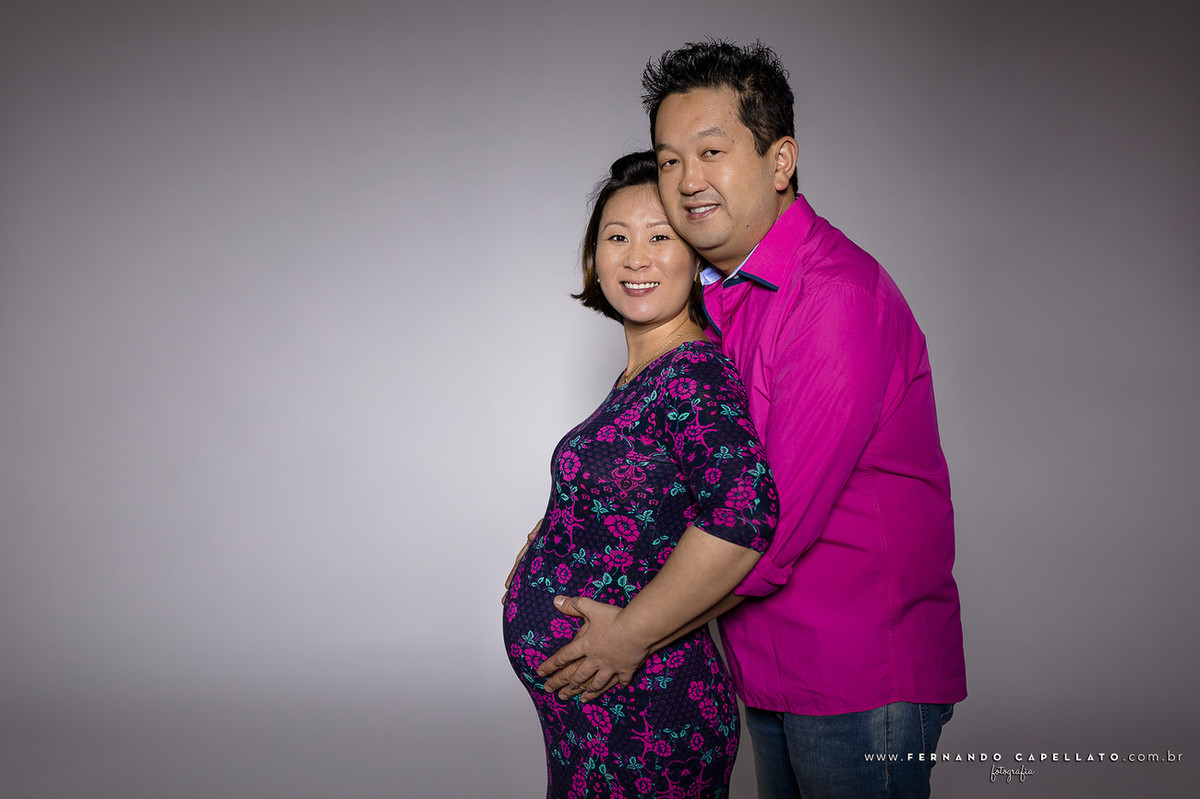 Ensaio de Gestante | Lifestyle + Estúdio | Dayana + Marcelo = Júlia