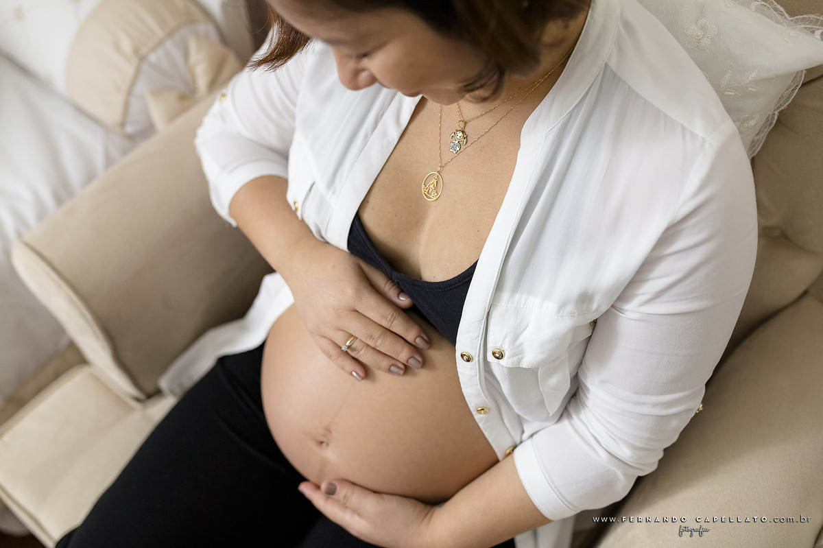 Ensaio de Gestante | Lifestyle + Estúdio | Dayana + Marcelo = Júlia