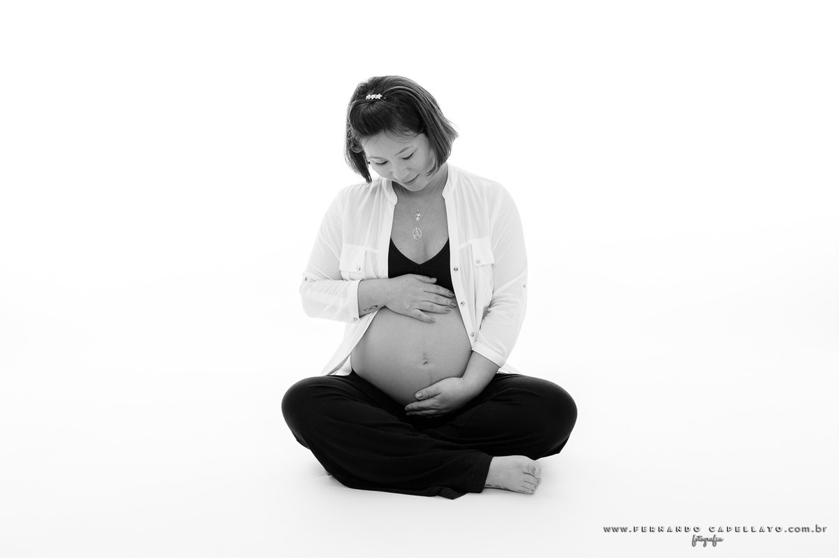 Ensaio de Gestante | Lifestyle + Estúdio | Dayana + Marcelo = Júlia