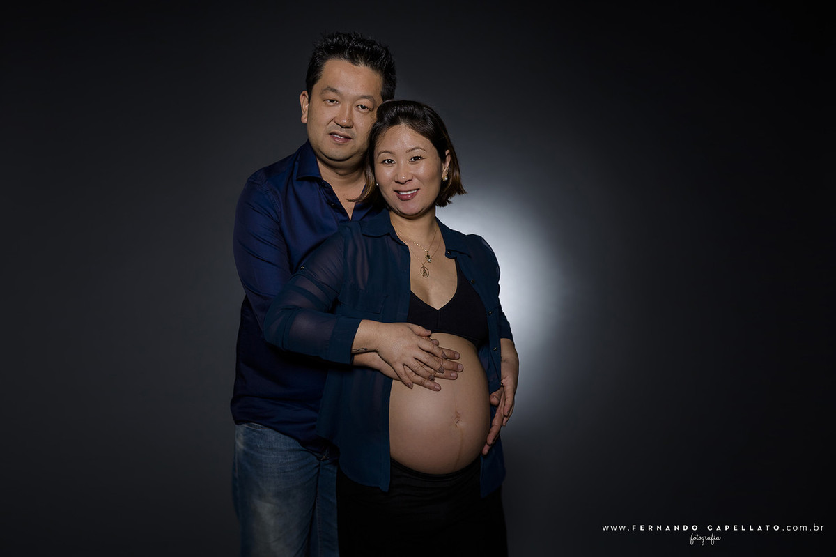 Ensaio de Gestante | Lifestyle + Estúdio | Dayana + Marcelo = Júlia