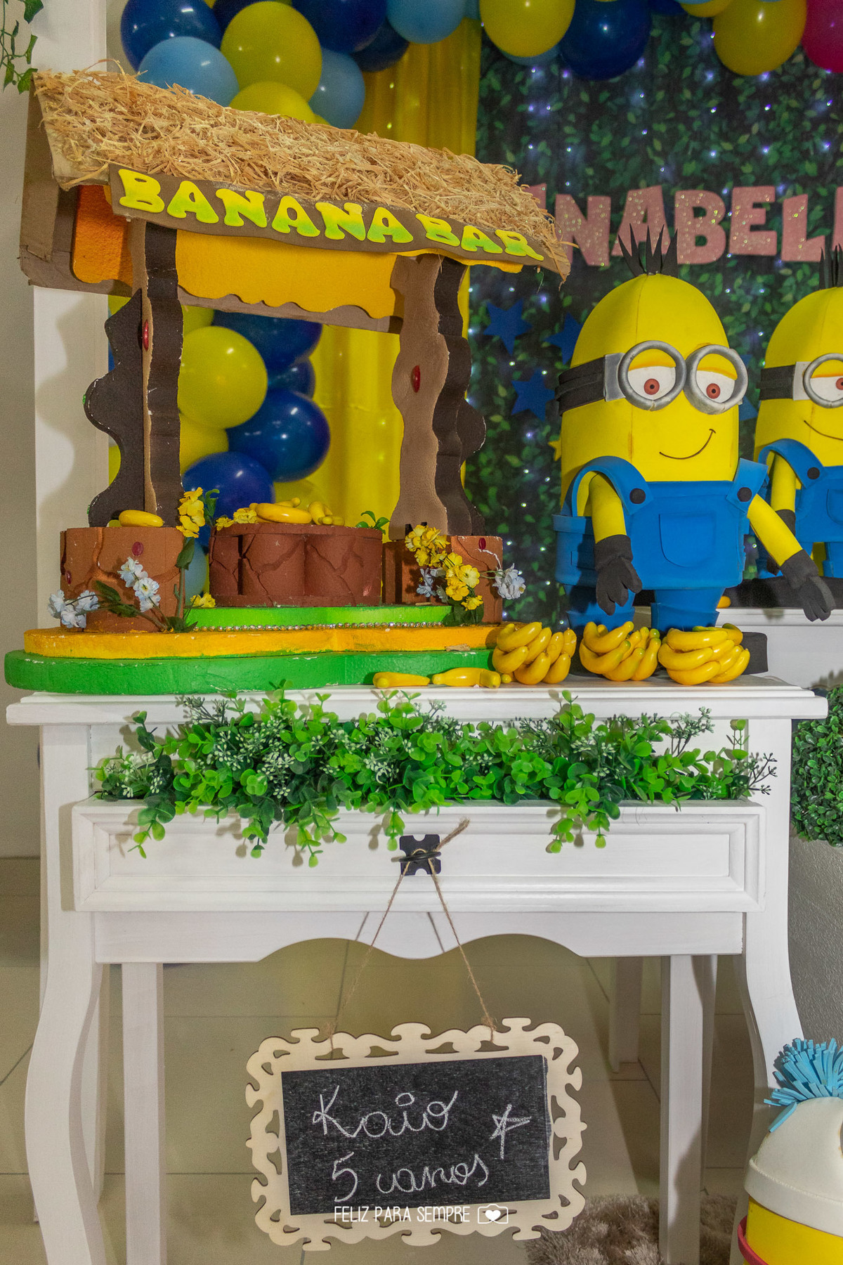 Aniversário.Anabella.Kaio.CaxiasdoSul.Minions.Minnie.Aniverduplo.Feliz Para Sempre Fotografia
