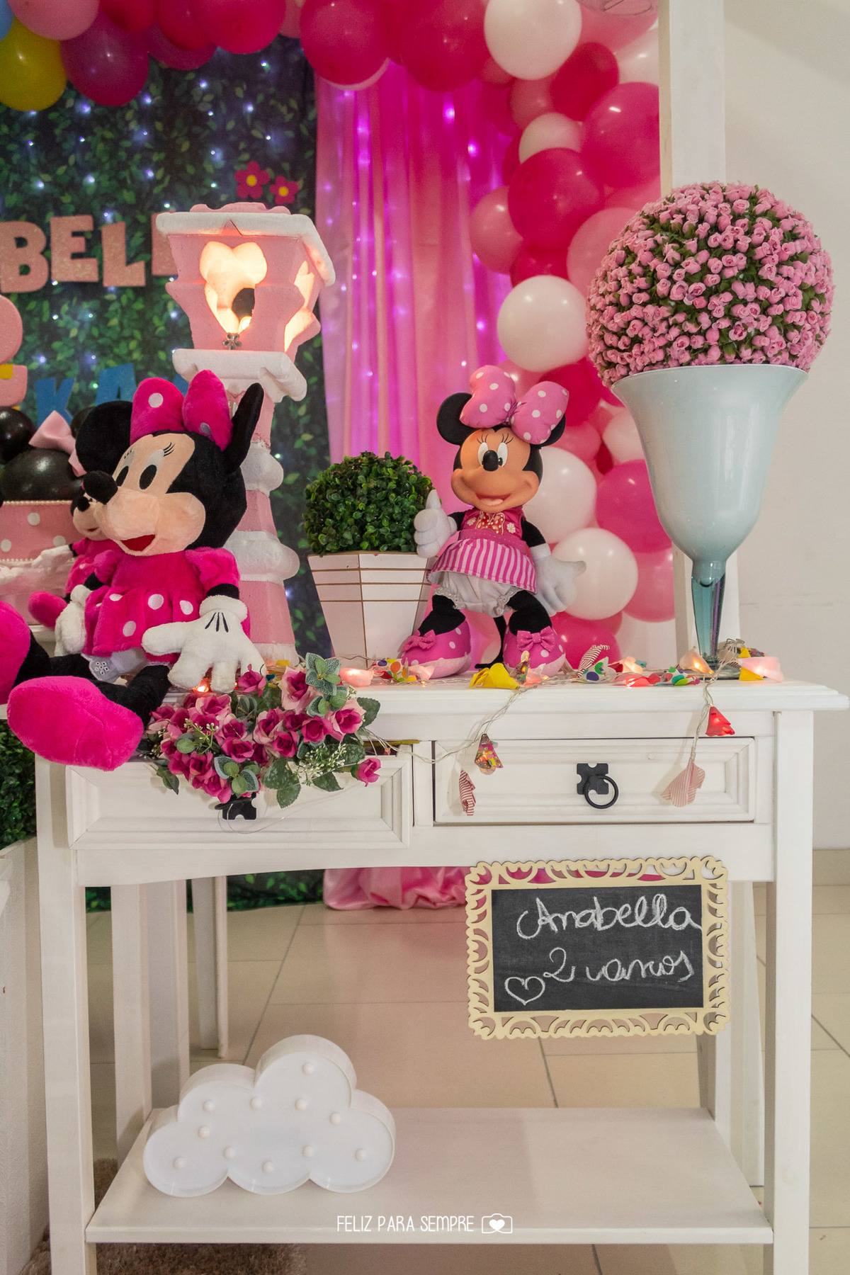 Aniversário.Anabella.Kaio.CaxiasdoSul.Minions.Minnie.Aniverduplo.Feliz Para Sempre Fotografia