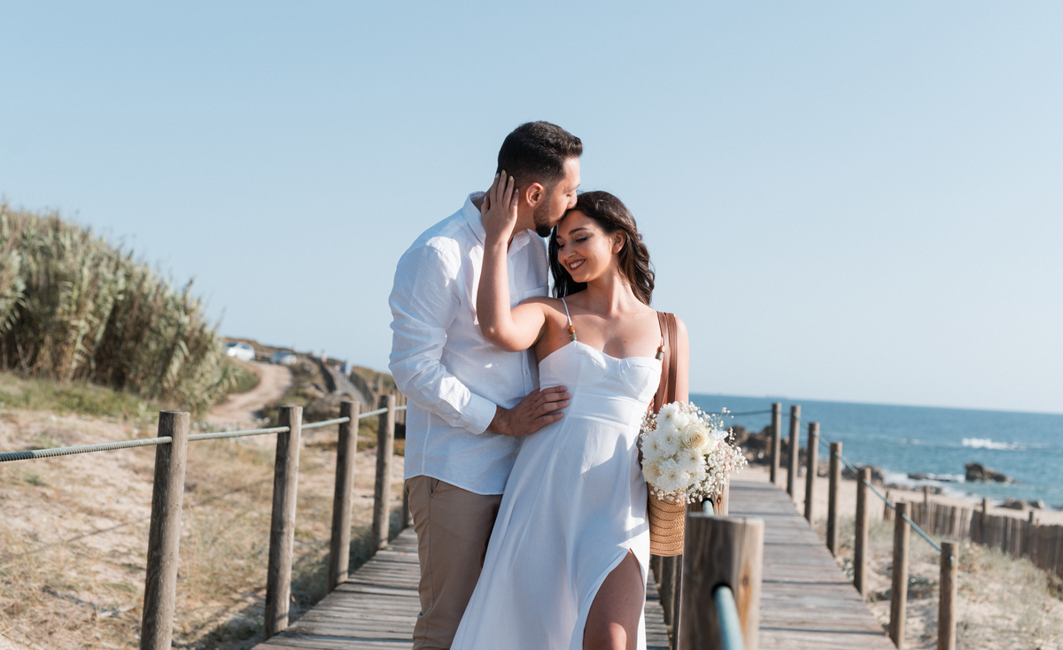 Sessão na praia 
Sessão de Casal
Kryzphoto Penafiel 