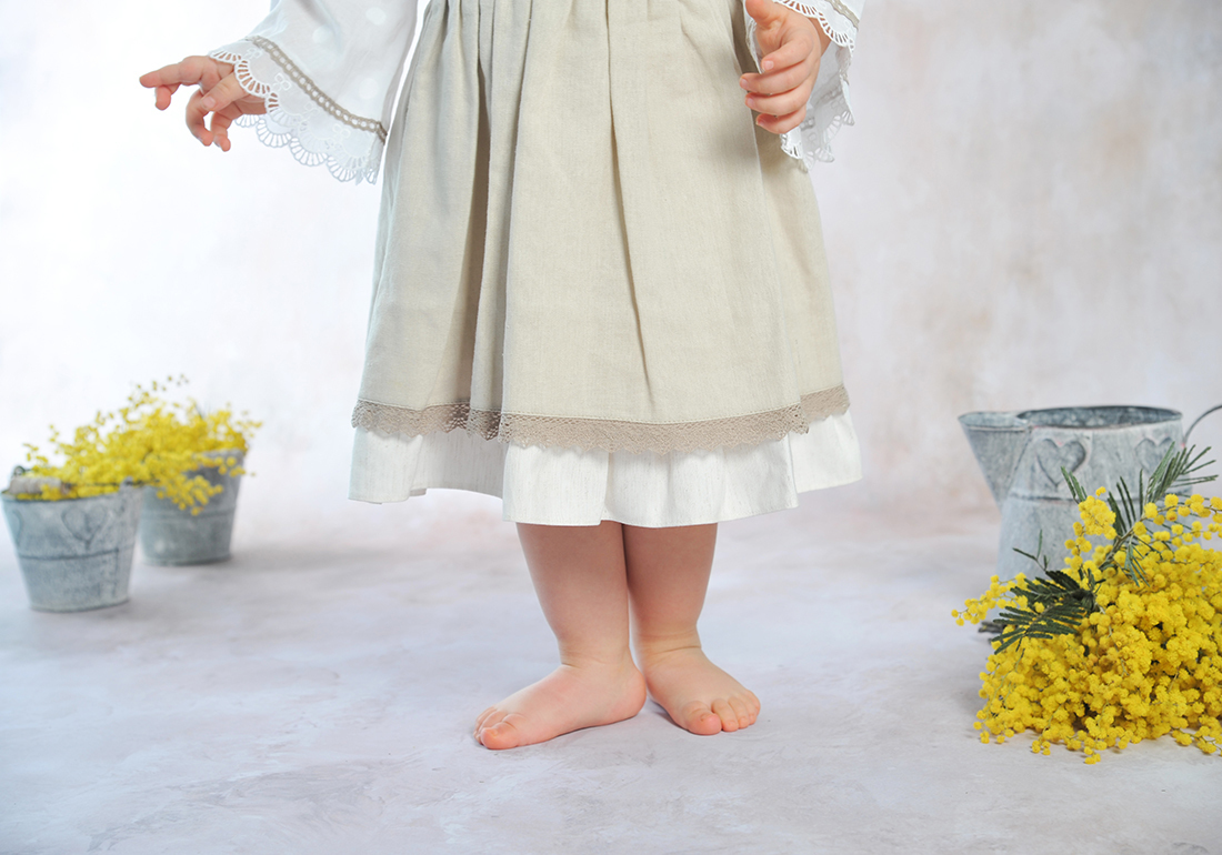 Foto pés menina suave