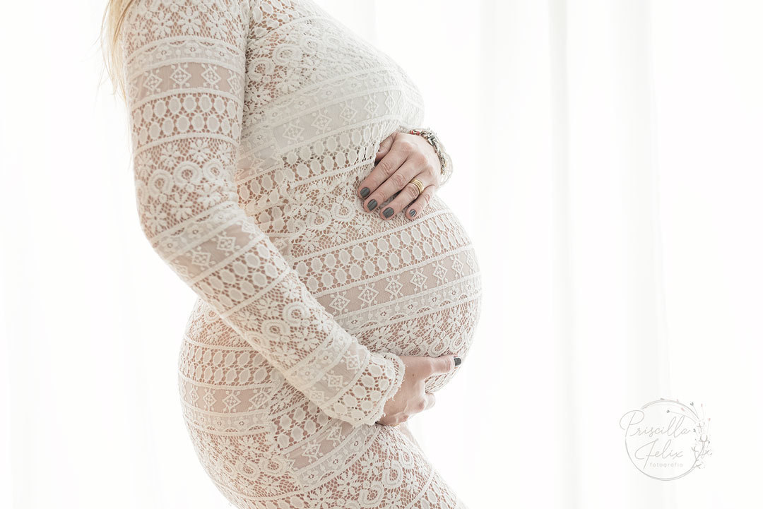 ensaio gestante atemporal e minimalista