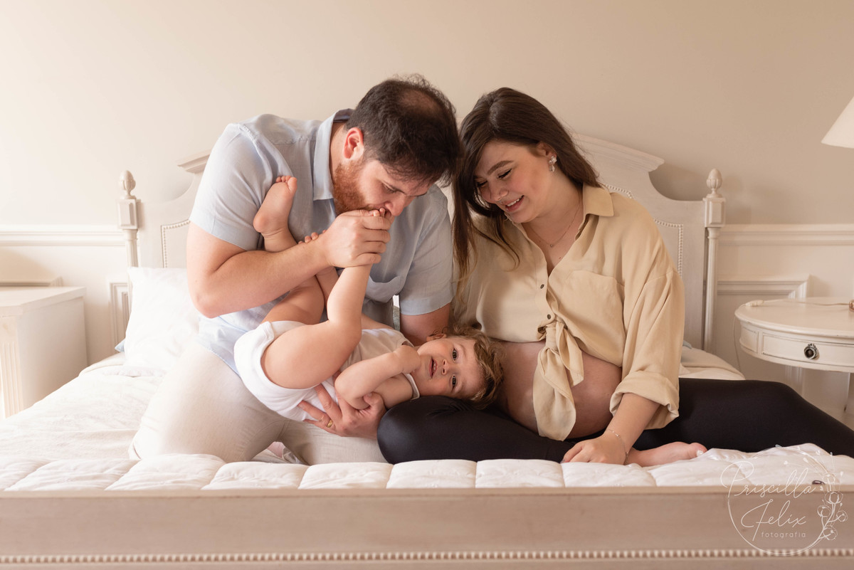 foto de família no condomínio Terras de São José em Itú/SP