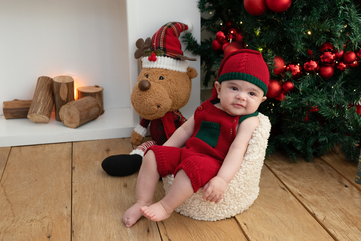 Ensaio natal do bebê Bernardo – fotografia infantil SP