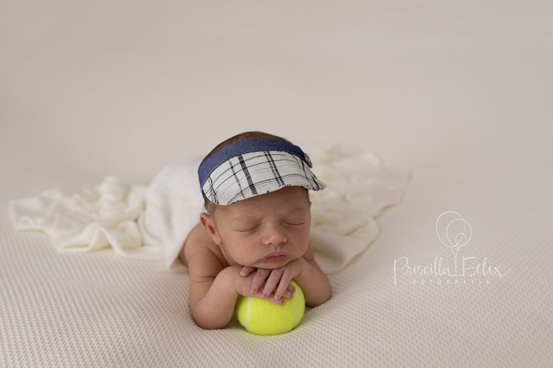 Bebê recém-nascido tenista, São Paulo/SP, Alto da Lapa