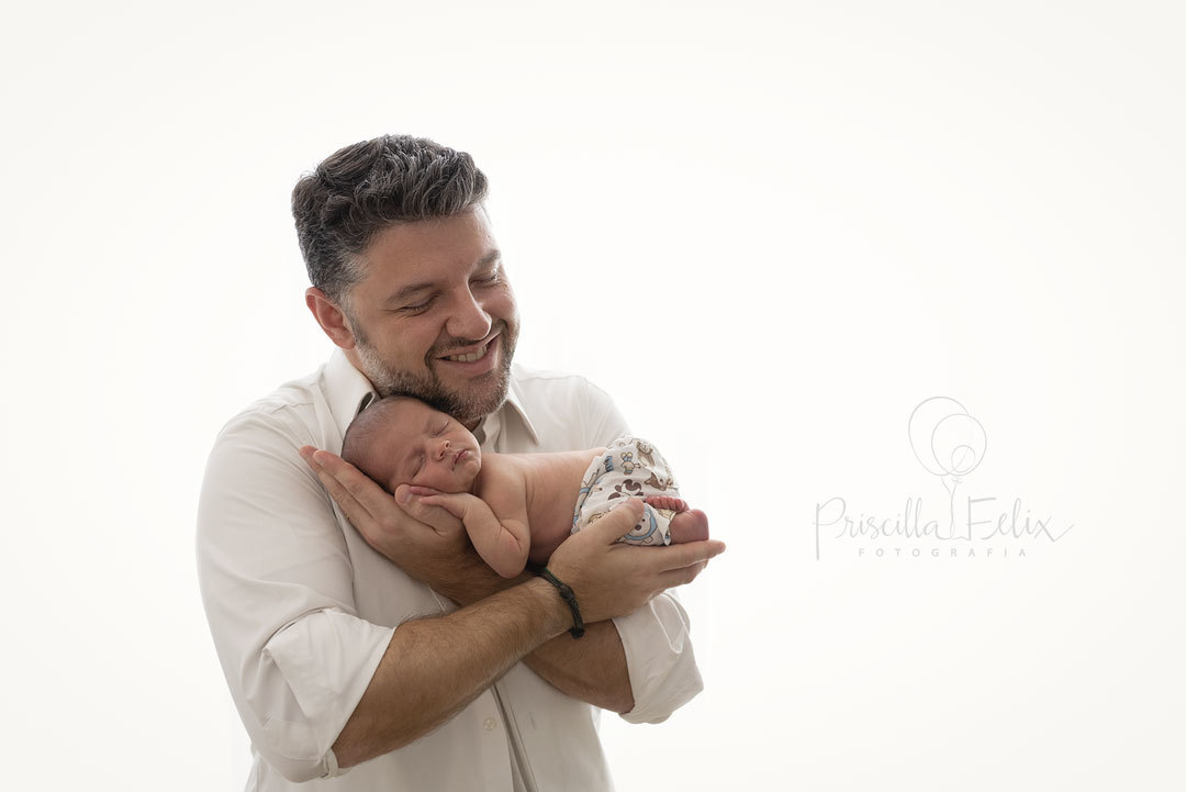 papai de recem nascido