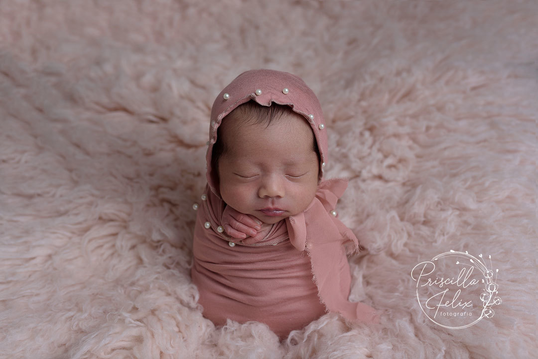 newborn gêmeas em São Paulo pela fotógrafa de recém-nascido Priscilla Felix