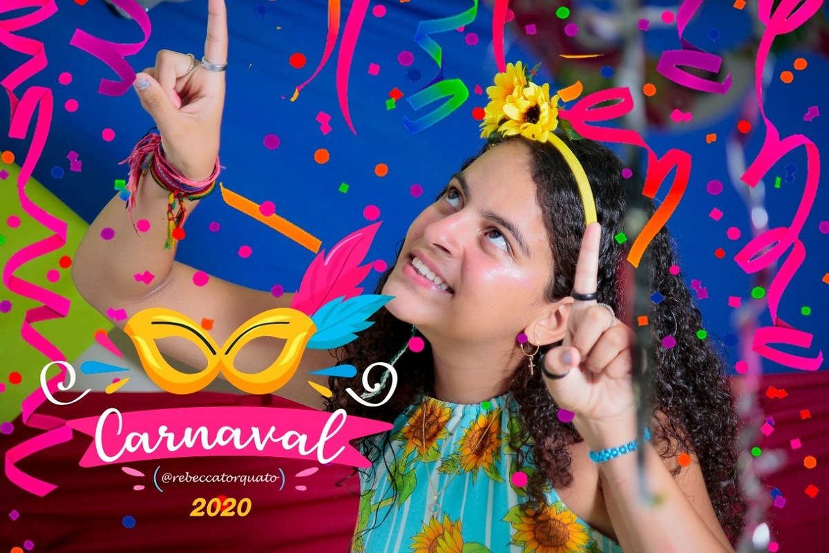 Mini Ensaio De Carnaval em Estúdio Fotógrafa Rebecca Torquato