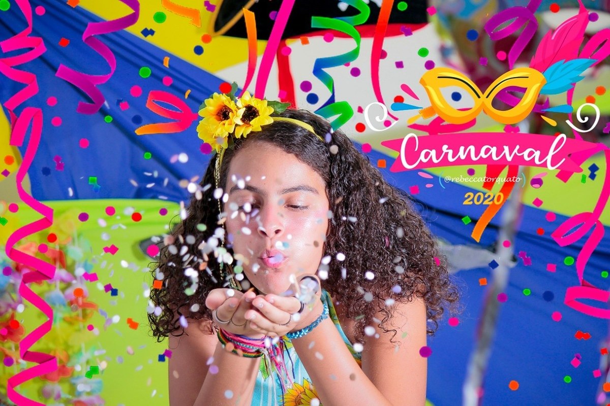 Mini Ensaio De Carnaval em Estúdio Fotógrafa Rebecca Torquato