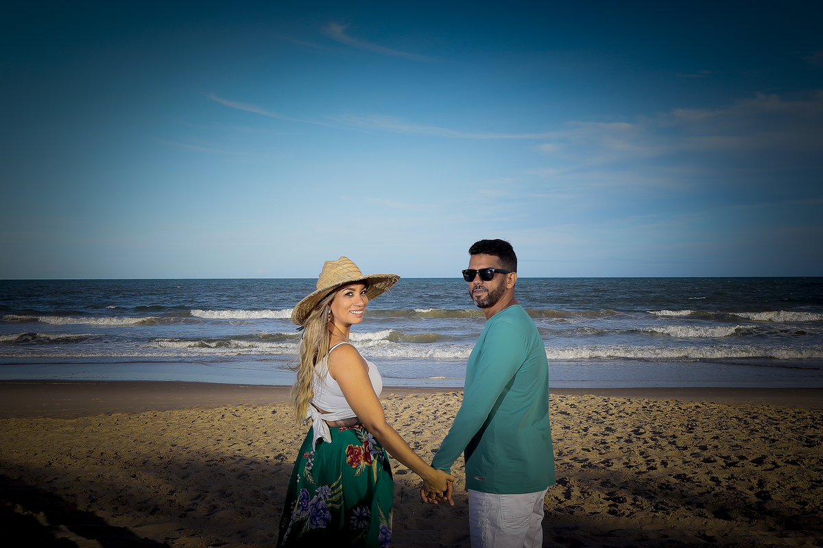 Ensaio Casal na Praia do Paiva - Foto Rebecca Torquato